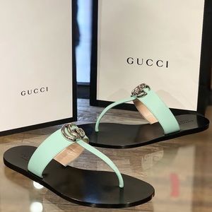GUCCI Marmont thong sandal
